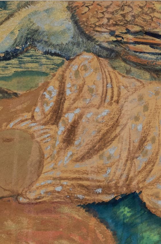 Georges Manzana Pissarro - Odette aux seins nus | MasterArt